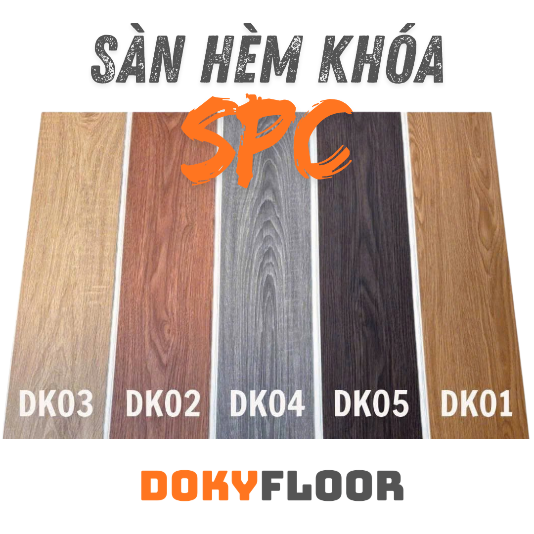 sàn nhựa hèm khóa spc