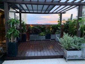 chậu xi măng đá mài