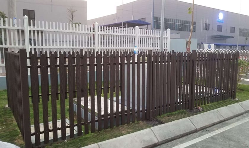 Hàng rào gỗ nhựa gia phong