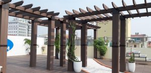 gian hoa ngoài trời