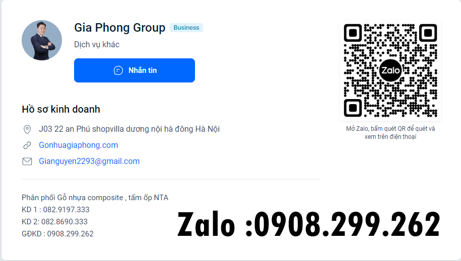 liên hệ gia phong group