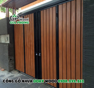 cổng gỗ nhựa hà nội 2022