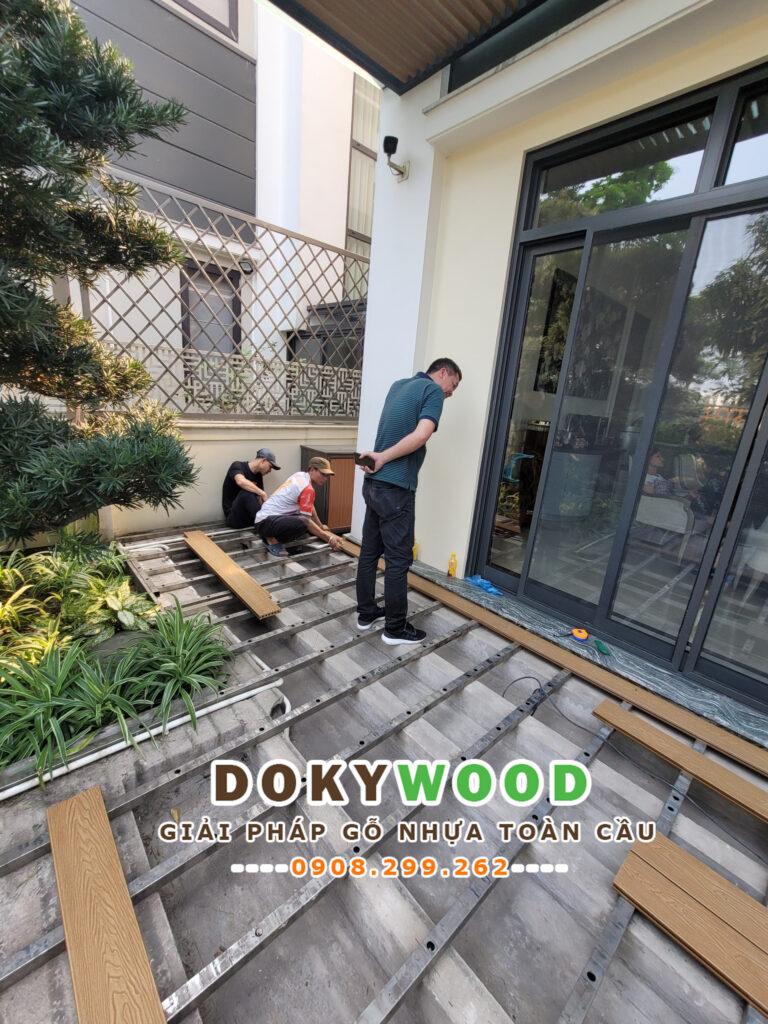 sàn ngoài trời tại bình thuân