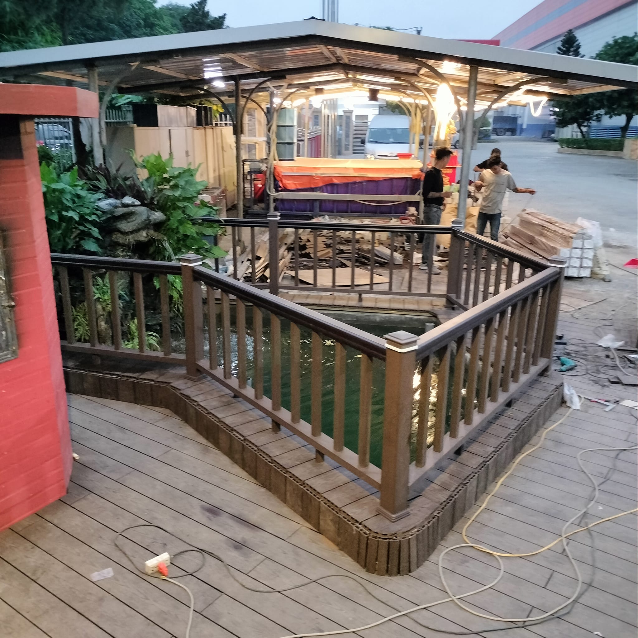 sàn gỗ nhựa dokywood tại sóc sơn 