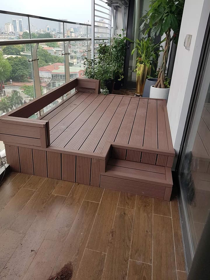 sàn gỗ nhựa dokywood tại sóc sơn