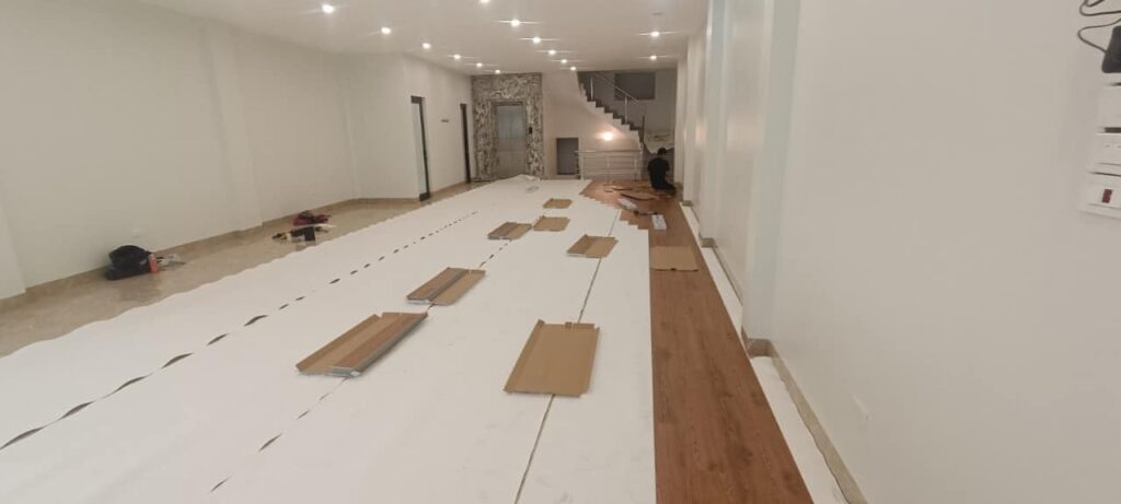 sàn nhựa vân gỗ tại lào cai