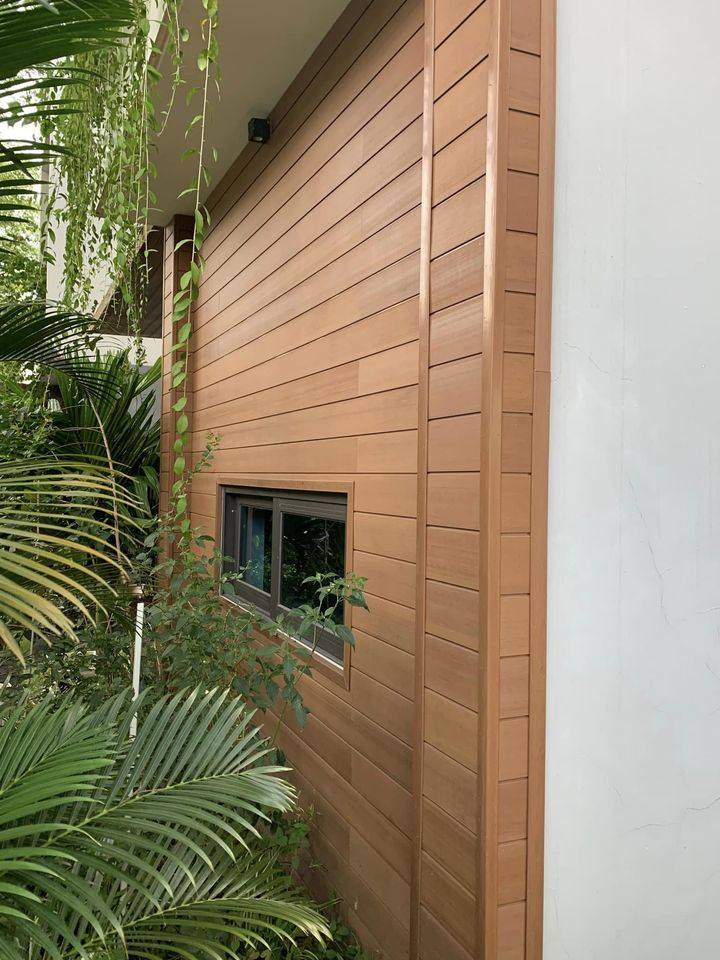 công trình sử dụng tấm ốp phủ asa