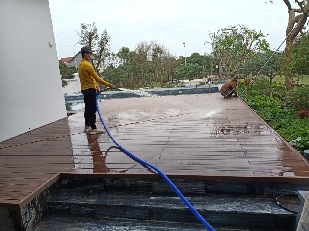 sàn đẹp ngoài trời