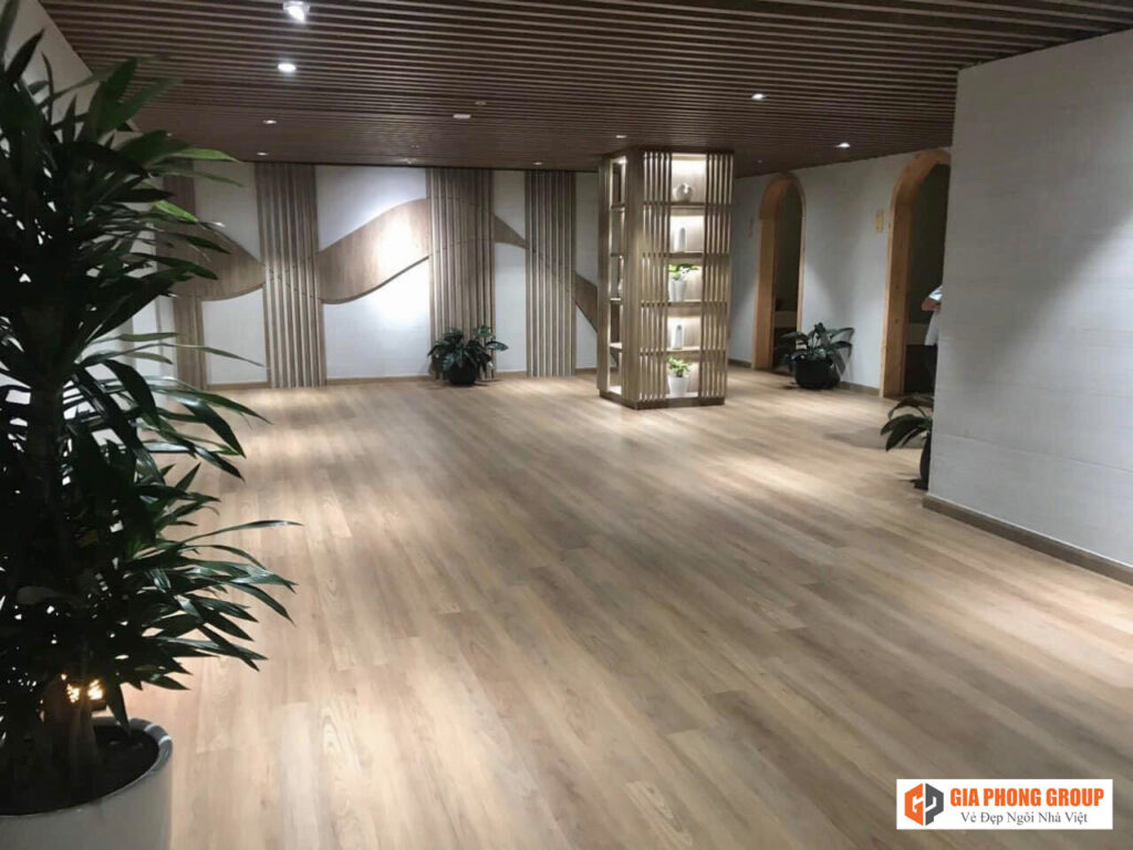 sàn nhựa trong nhà