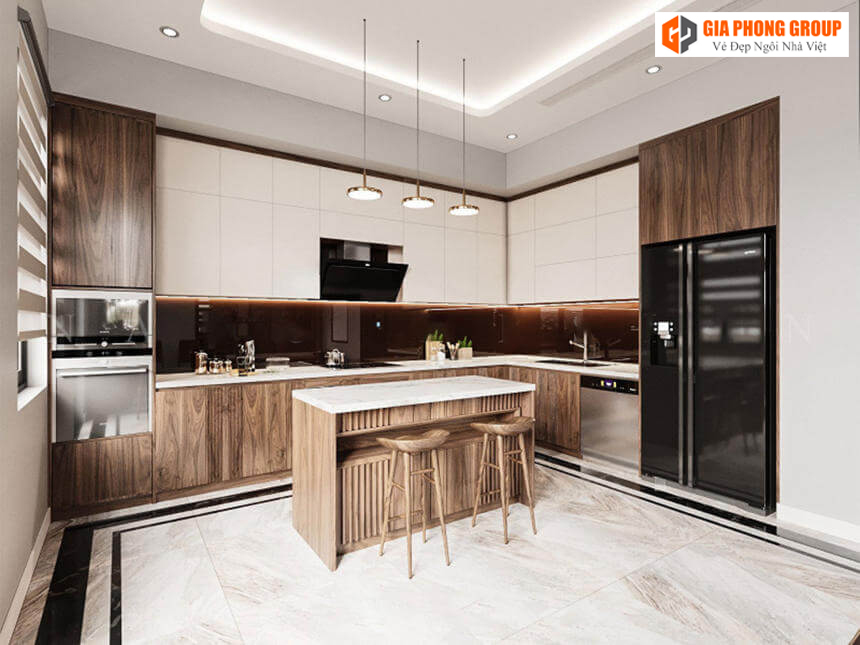 mẫu trang trí cho không gian phòng bếp 