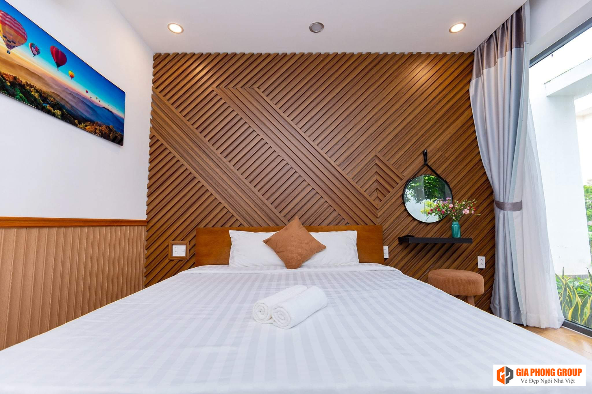 tấm nhựa ốp tường nội thất 