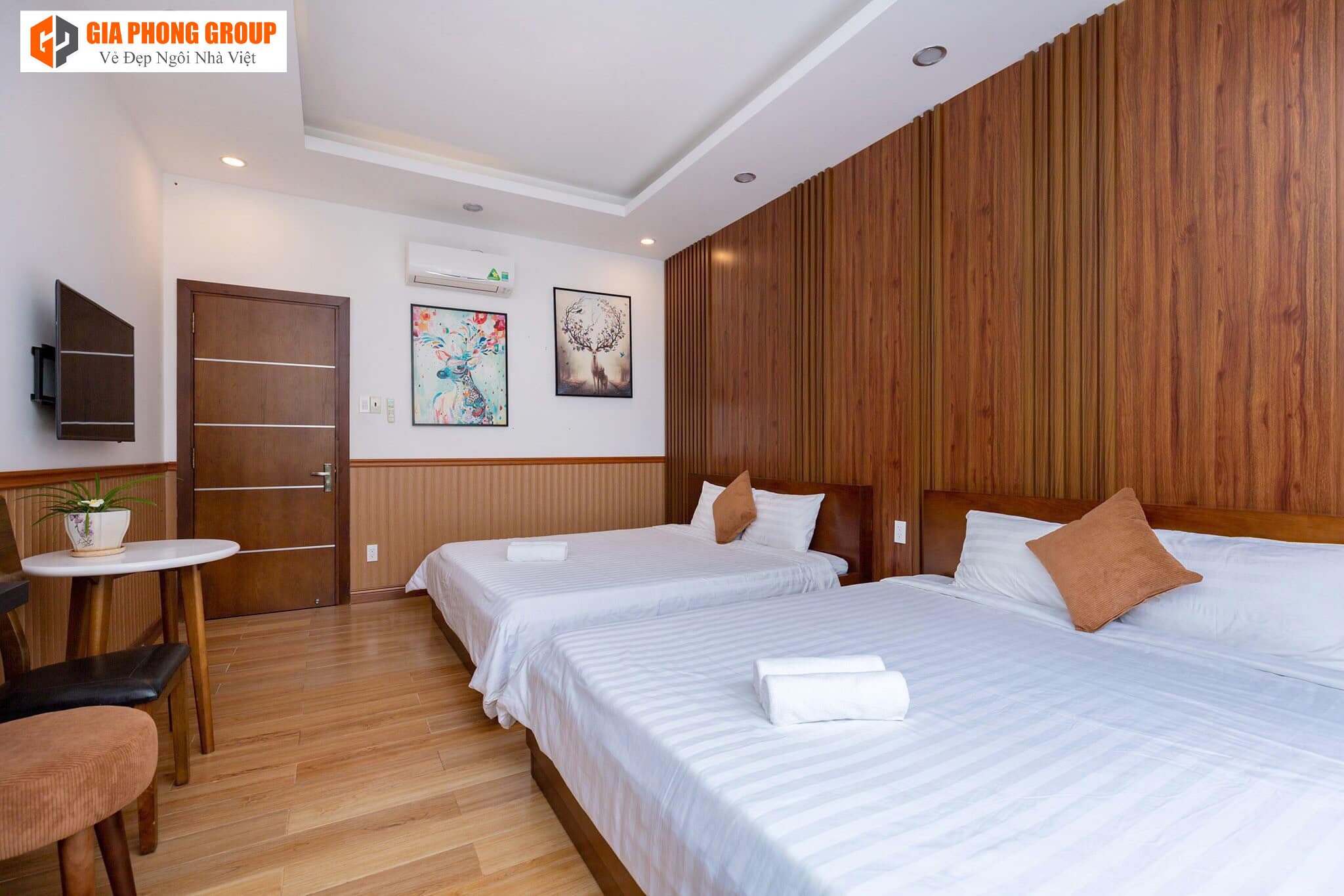 tấm nhựa ốp tường làm tăng giá trị cho không gian phòng ngủ 