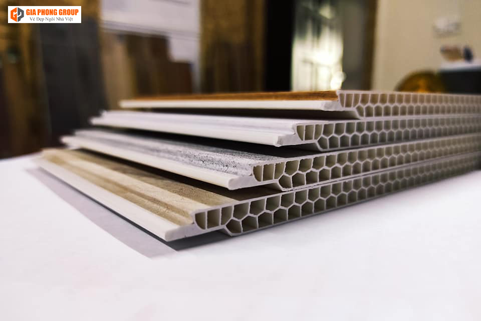 tấm nhựa vân gỗ ốp tường