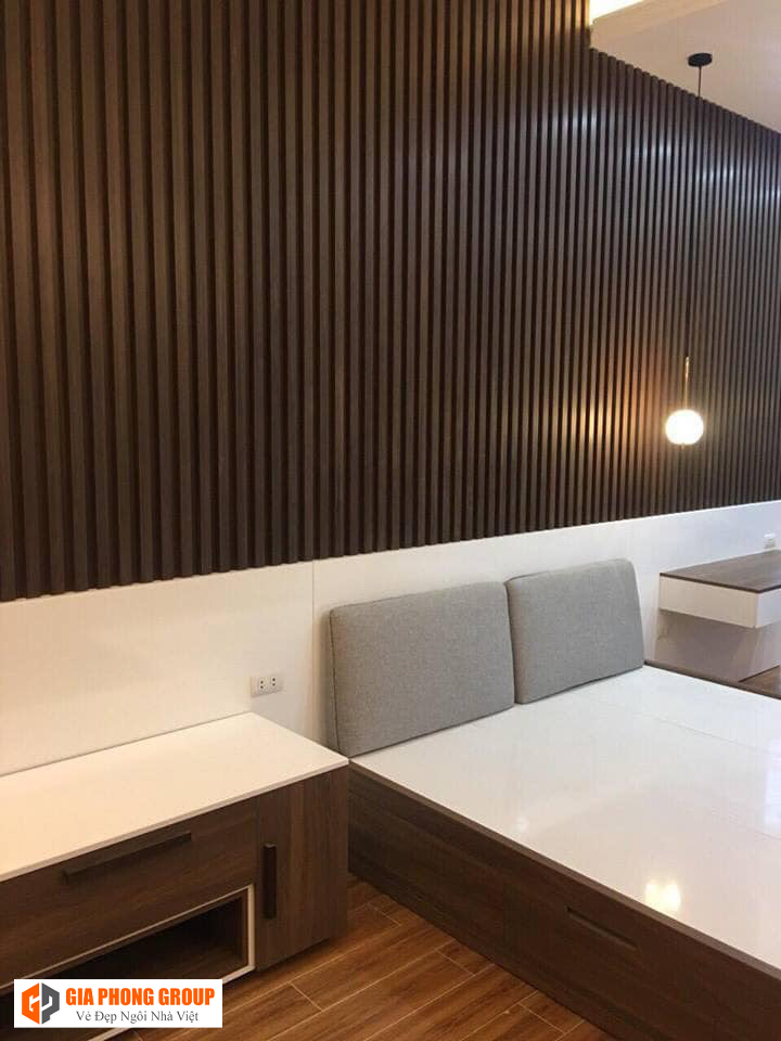 tấm ốp lam sóng cho không gian phòng ngủ 