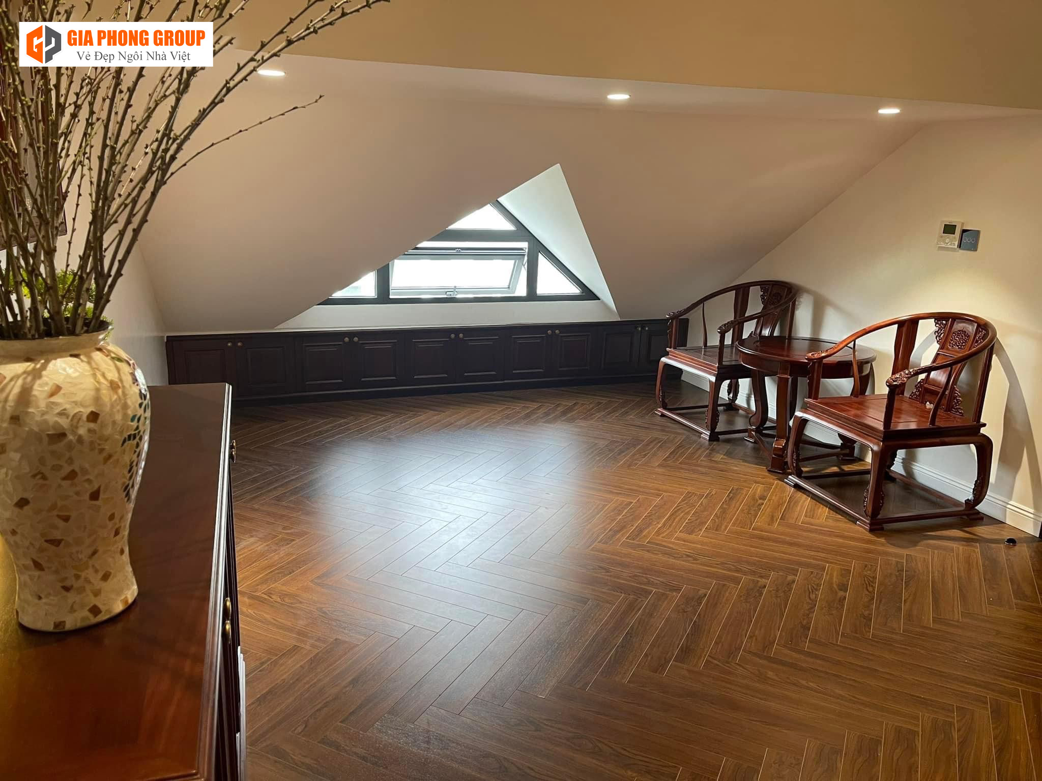 sàn nhựa giả gỗ xương cá