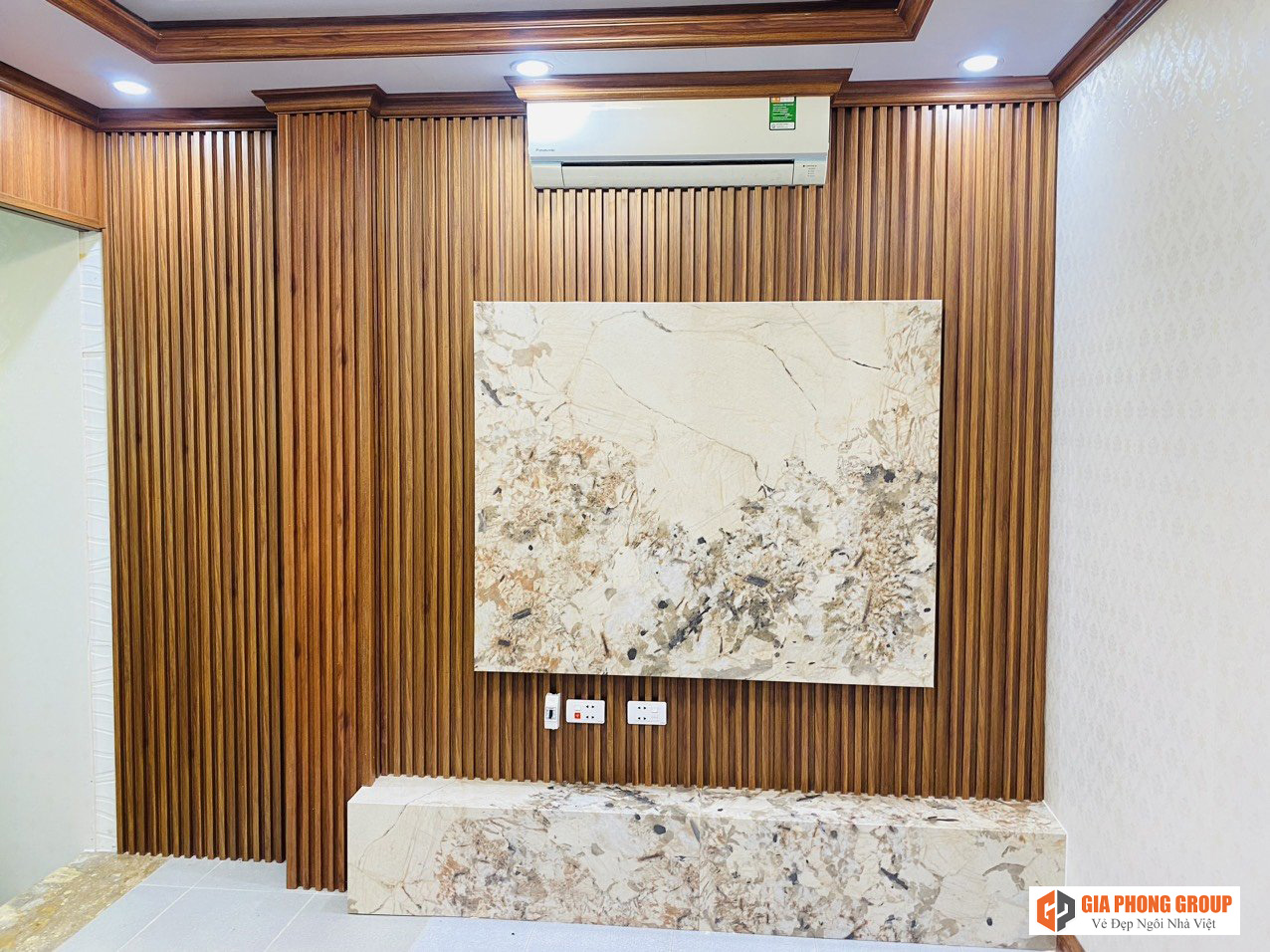 công trình do gỗ nhựa gia phong thi công 