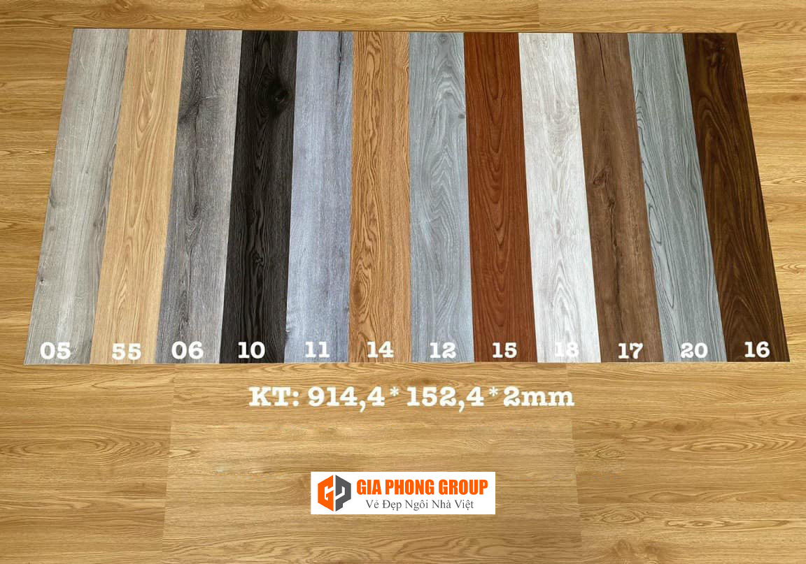 sàn nhựa hèm khóa 2mm