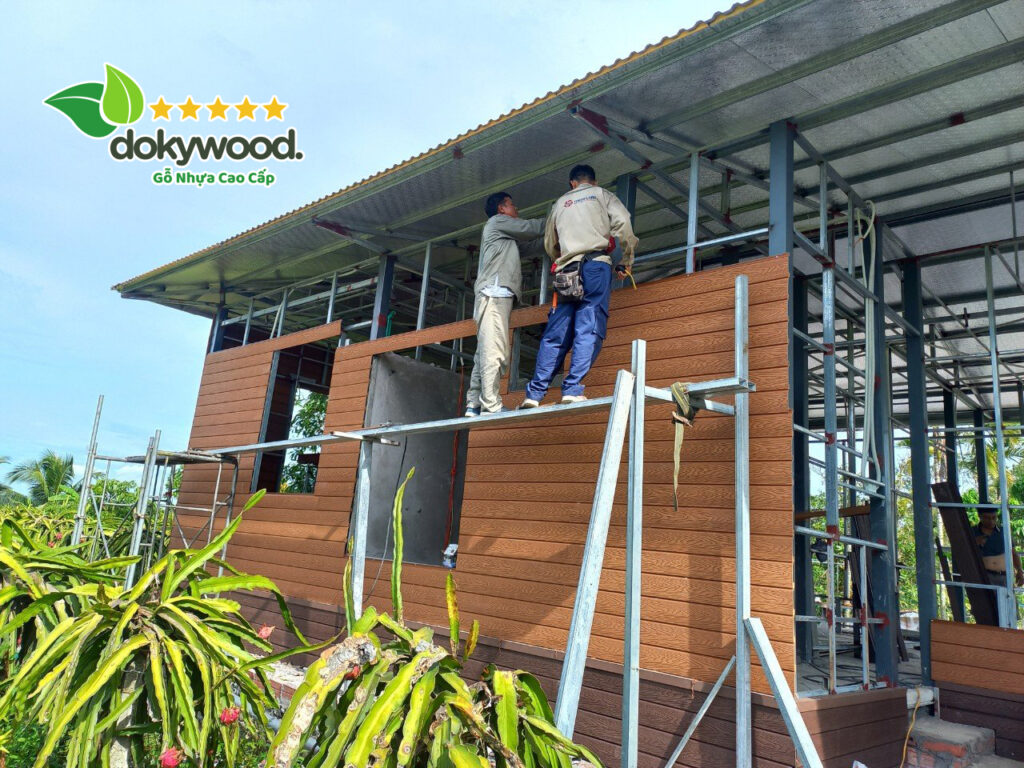 gỗ nhựa ngoài trời dokywood