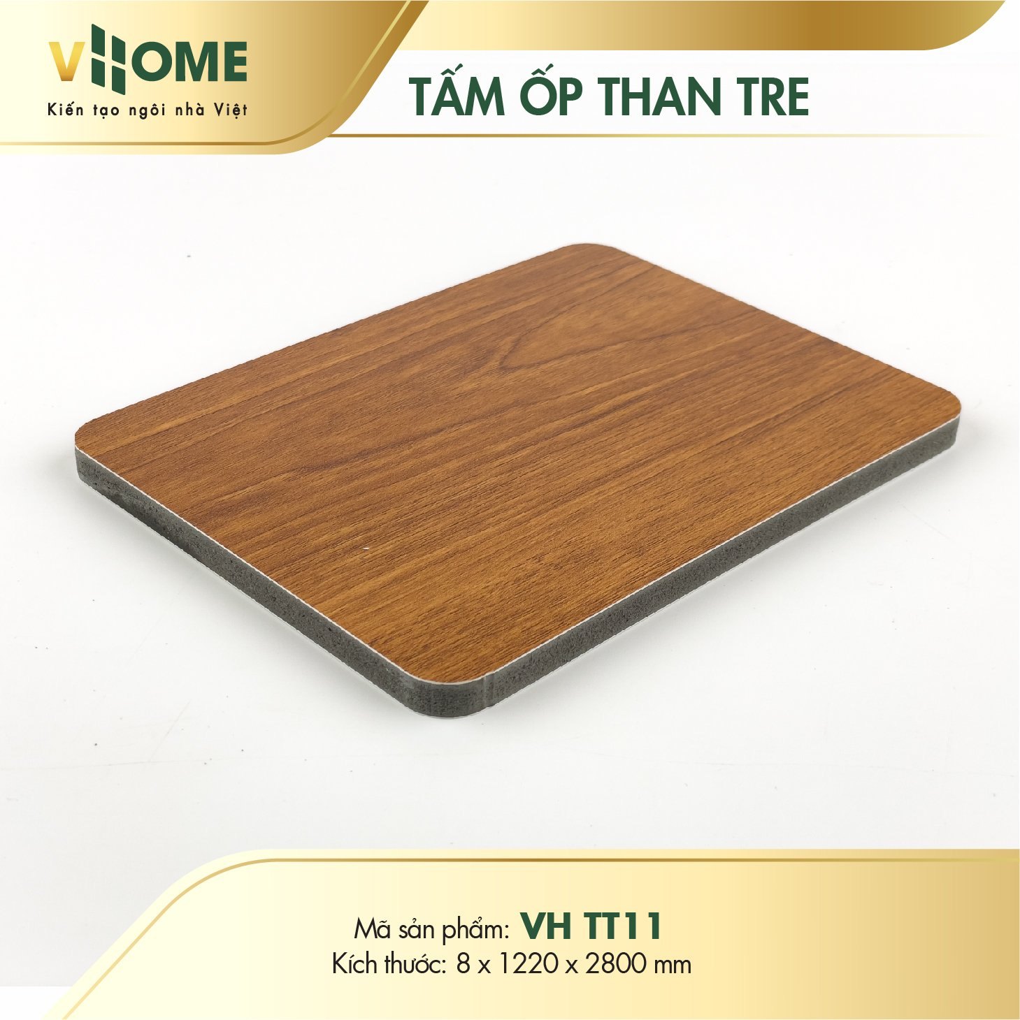 Tấm ốp than tre vân đá - Giải pháp hoàn hảo cho không gian sống sang trọng