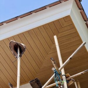 tấm ốp pvc phủ asa màu teak