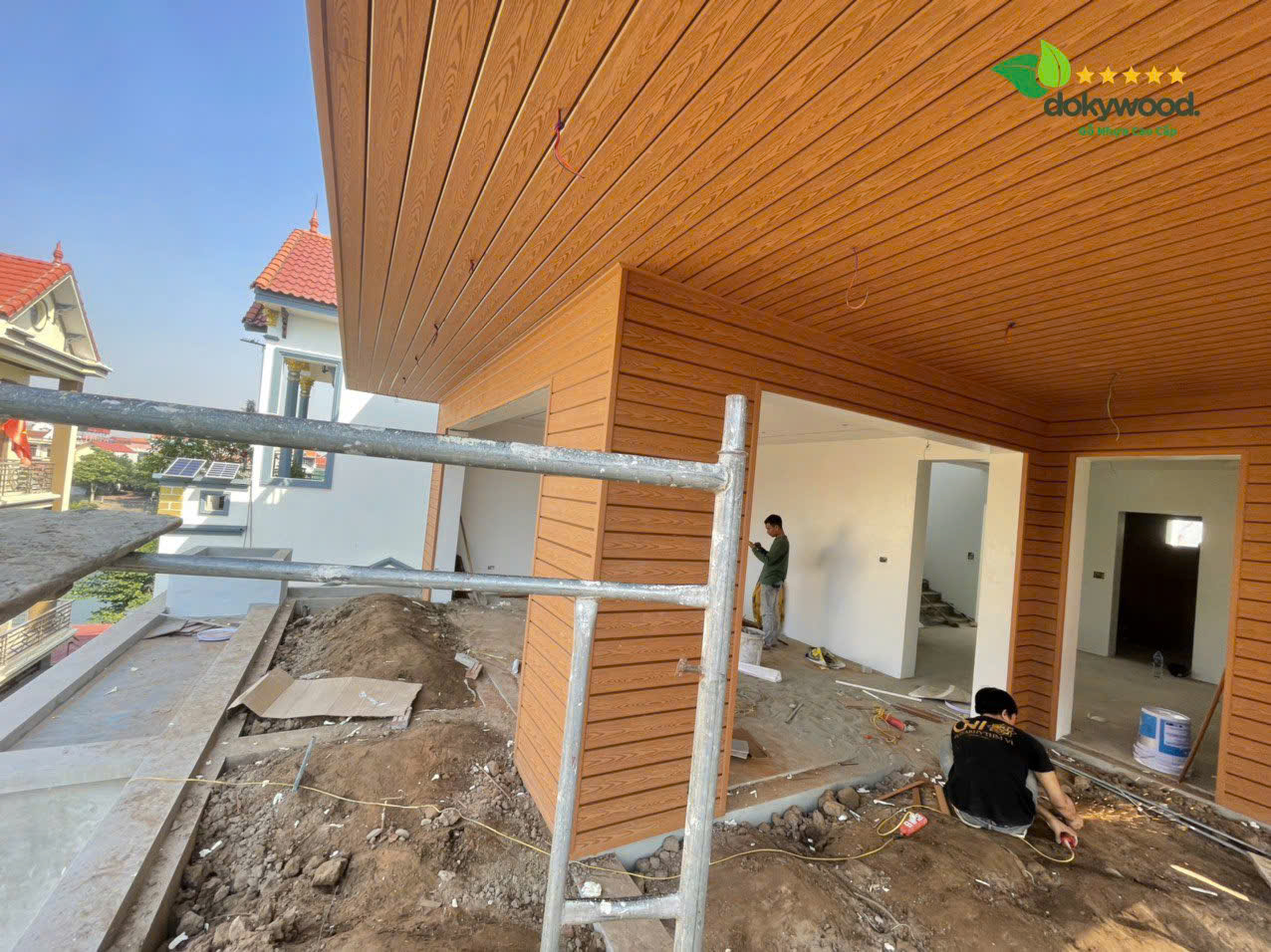 gỗ nhựa ngoài trời