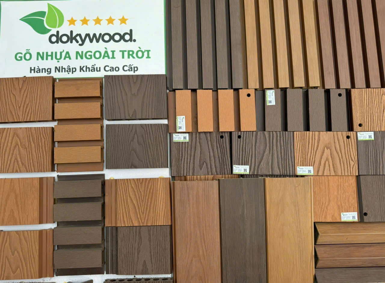tấm gỗ nhựa ngoài trời