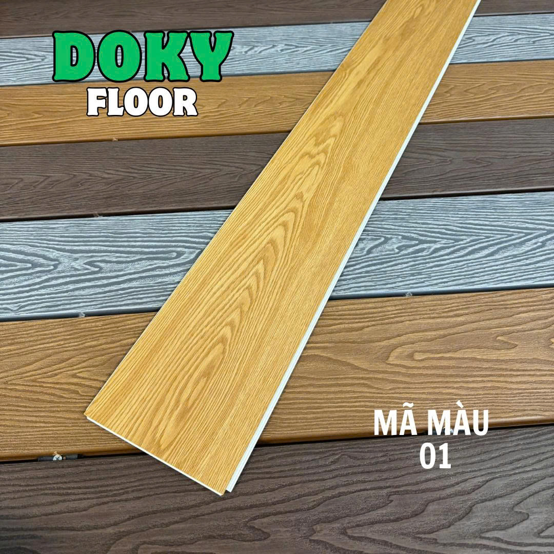 mẫu màu sàn nhựa hèm khóa