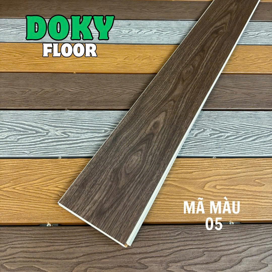 mẫu màu sàn nhựa hèm khóa