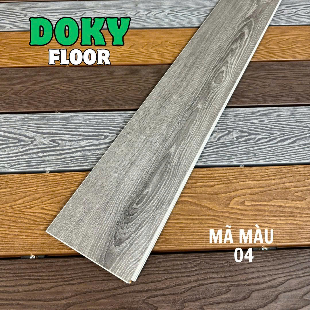 mẫu màu sàn nhựa hèm khóa