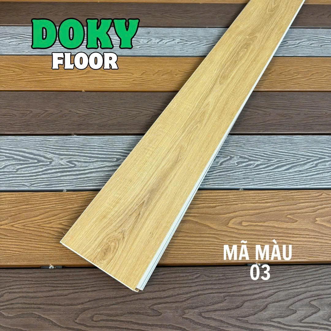 mẫu màu sàn nhựa hèm khóa